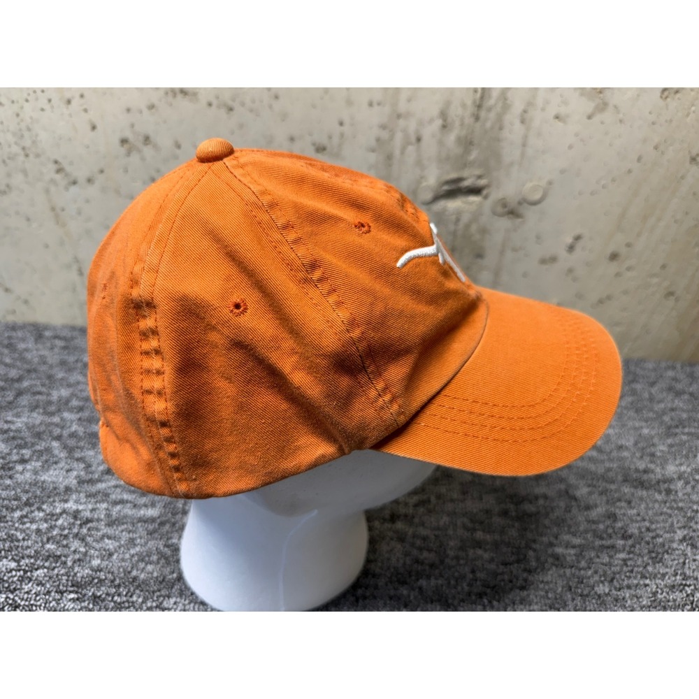 Texas Longhorns Hat Signatures Burnt Orange Adjustable Baseball Cap Horns Logo - Picture 5 of 7